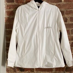 Lamborghini White Rain Jacket